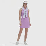L’ACEY ZIP COURT DRESS - SHEER LILAC