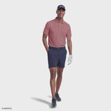 GOLF SWINGFLEX ELITE SHORT SLEEVE PRINTED POLO - GARNET
