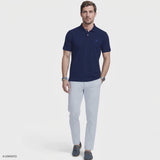 INTERLOCK SHORT SLEEVE POLO - MEDIEVAL BLUE