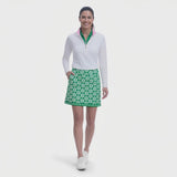 BREE PRINTED SKORT - GREENLAKE