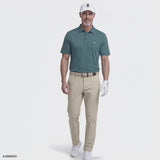 GOLF SWINGFLEX ELITE MESH SHORT SLEEVE POLO - MEDITERRANEA