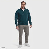 BIG & TALL ADVANTAGE PERFORMANCE QUARTER ZIP FLEECE - LEGION BLUE