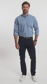 5 POCKET SUPER SOFT PANT - NAVY BLAZER