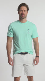 SALTWATER SHORT SLEEVE GRAPHIC TEE - LIMPET SHELL