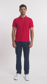 ADVANTAGE PERFORMANCE SHORT SLEEVE POLO SLIM - REAL RED