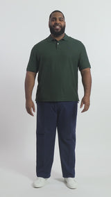 BIG & TALL ADVANTAGE PERFORMANCE POLO - WILD FERN