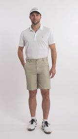 GOLF 9.5" MICRO POLY CLASSIC FIT SHORT - R. KHAKI