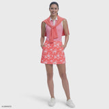 BREE PRINTED SKORT - SUGAR CORAL