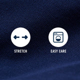SALTWATER FLAT FRONT CHINO PANT - FEDERAL BLUE