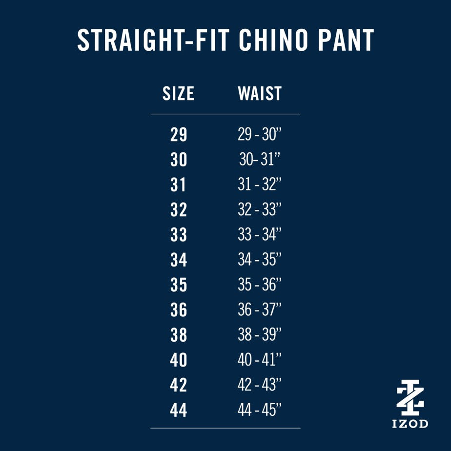 Saltwater Stretch Flat-Front Straight Fit Chino Pant - Pale Khaki – IZOD