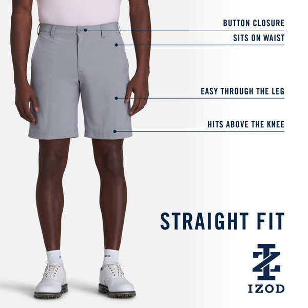 Golf Swingflex Straight Fit Stretch Shorts - R. Khaki – IZOD