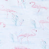 DOCKSIDE CHAMBRAY SHORT SLEEVE PRINTED BUTTON-DOWN SHIRT - BRIGHT WHITE